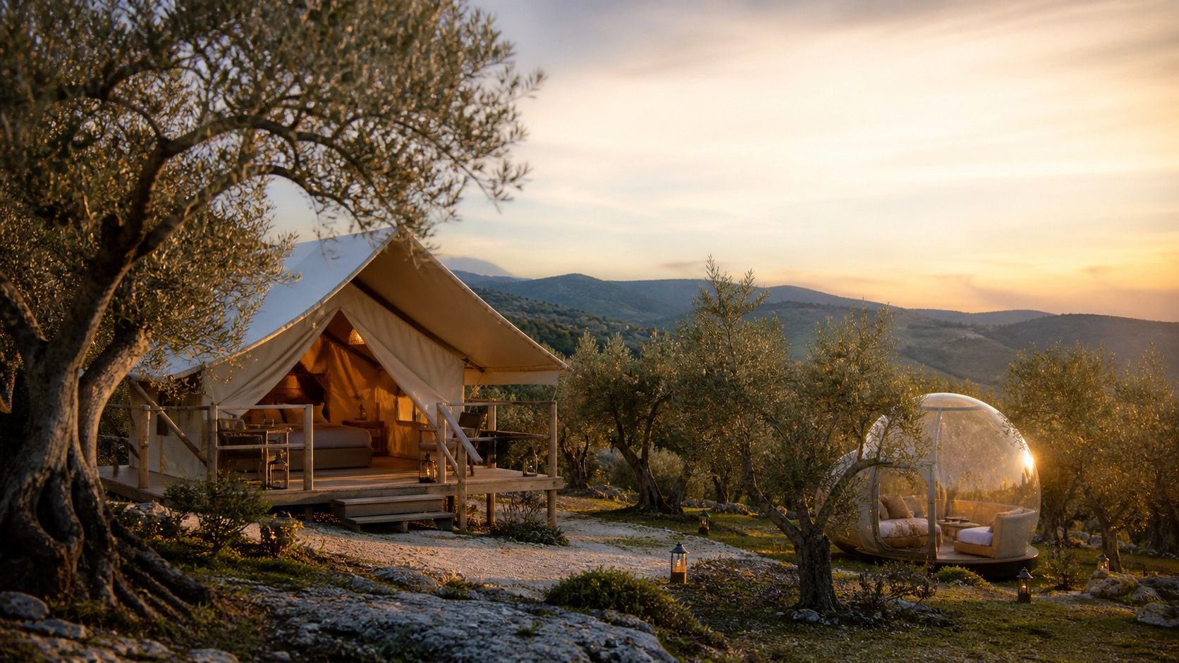 Hoteles burbuja en Andalucía: zonas y criterios para elegir una escapada