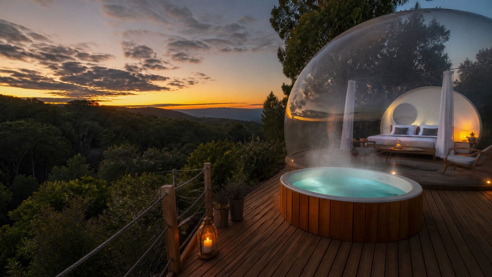 Hotel burbuja en Cataluña con jacuzzi: una guía para comparar intimidad, entorno y servicios